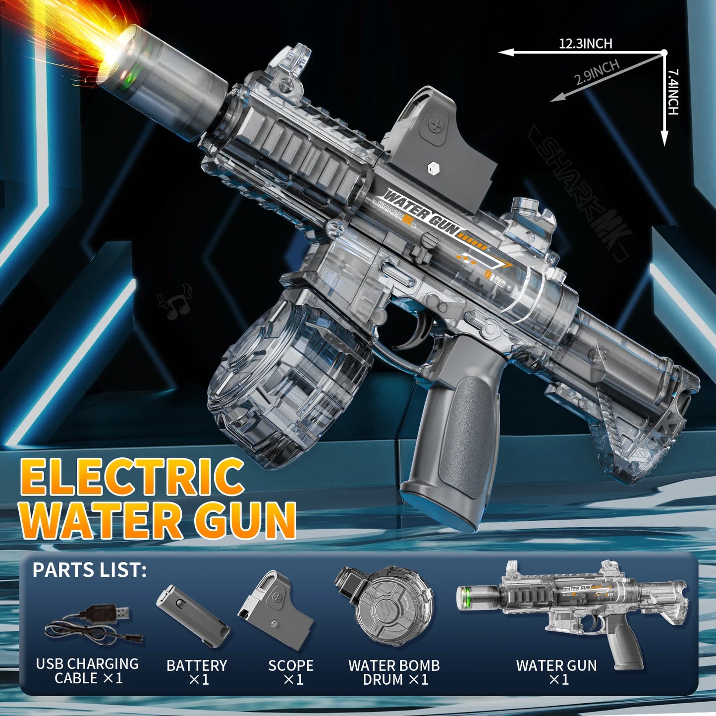 M416 Electric Water Gun
