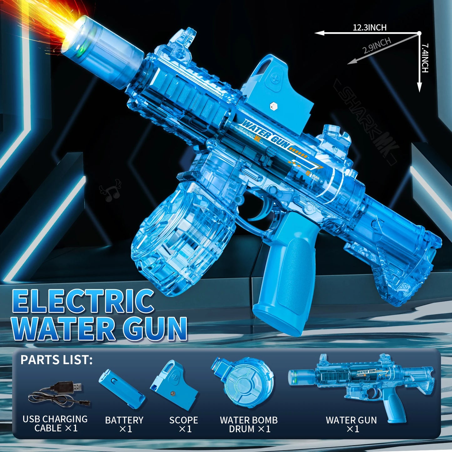 M416 Electric Water Gun